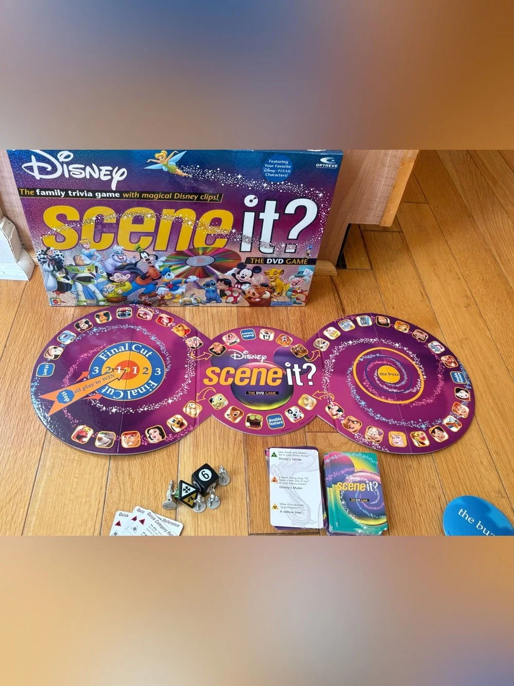 Disney Scene It DVD Game COMPLETE ScreenLife 2004 Pixar Movies Trivia